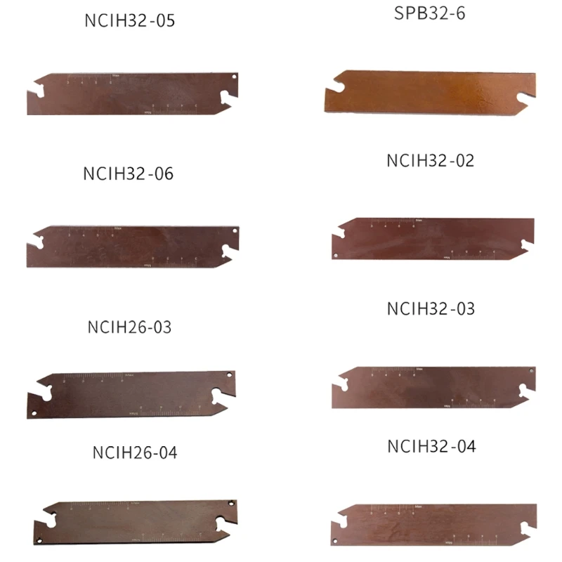 NCIH26-03/04 NCIH32-02/03/04/05/06 SPB32-6 Cutting Machine Accessories Anti-high Temperature Spring steel Cut Off Blade | Инструменты