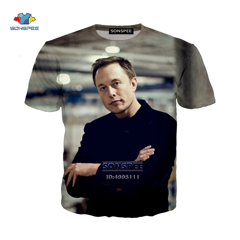 SONSPEE, 3D принт, забавный Илон, мускус, для курения, женская футболка, Мужская футболка, Harajuku, летняя футболка, короткий рукав, повседневные топы - Цвет: 15