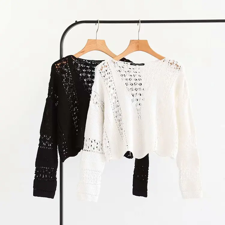 

18 Spring And Summer New Style Europe And America WOMEN'S Dress Laziness Street BF Style Sexy Loose-Fit Mesh Transparent Sweater