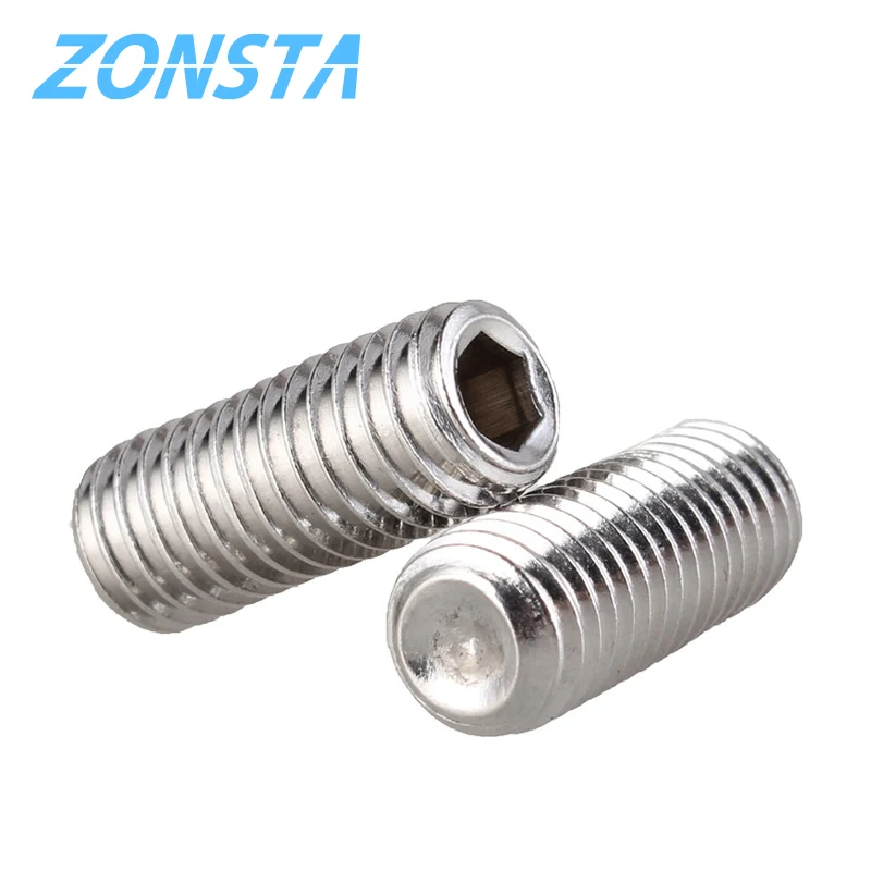 Hexagon Socket Allen Cup Point Grub Screw M2 M2.5 M3 M4 M5 M6 M8 DIN916 304 stainless DIY Set Door handles Faucet Bolt
