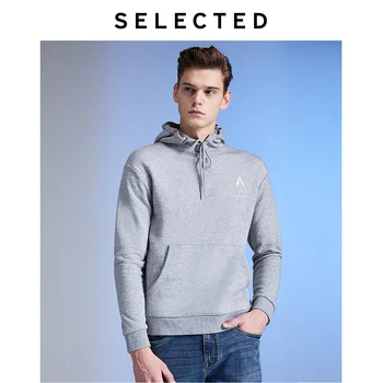 

SELECTED Men's Letter Embroidery Hooded Pullover Loose Fit Brushed Sweatshirt Hoodies L | 41944D502