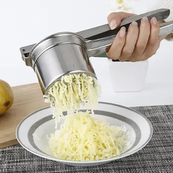 

Potato Masher Ricer Stainless Steel Crusher Multifunction Fruit Vegetable Juicer Maker Tools Kitchen Tools