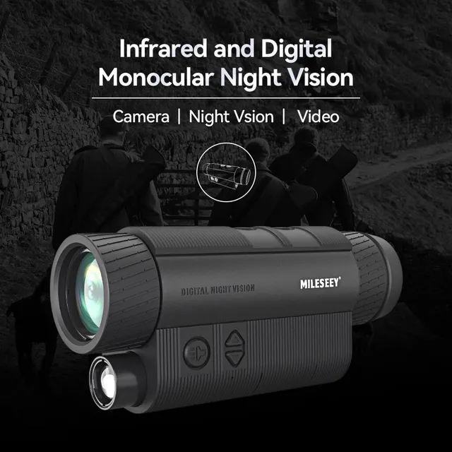 MILESEEY マイルシー 昼夜両用単眼望遠鏡・暗視スコープ一体型 NV20 中古品