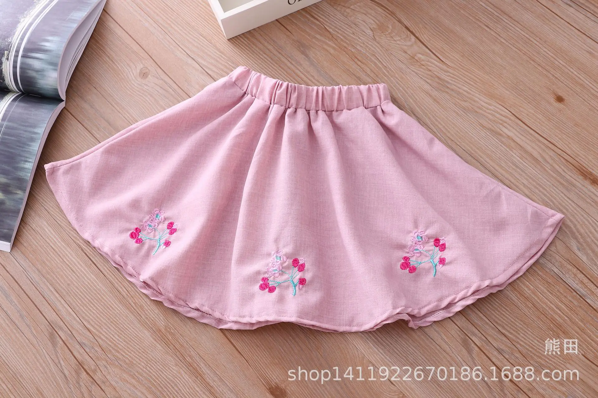 Spring Summer New Style Children Chinese Clothing Cotton Linen Short Sleeve CHILDREN'S Suit Chinese-style Handmade Frog Girls Ch