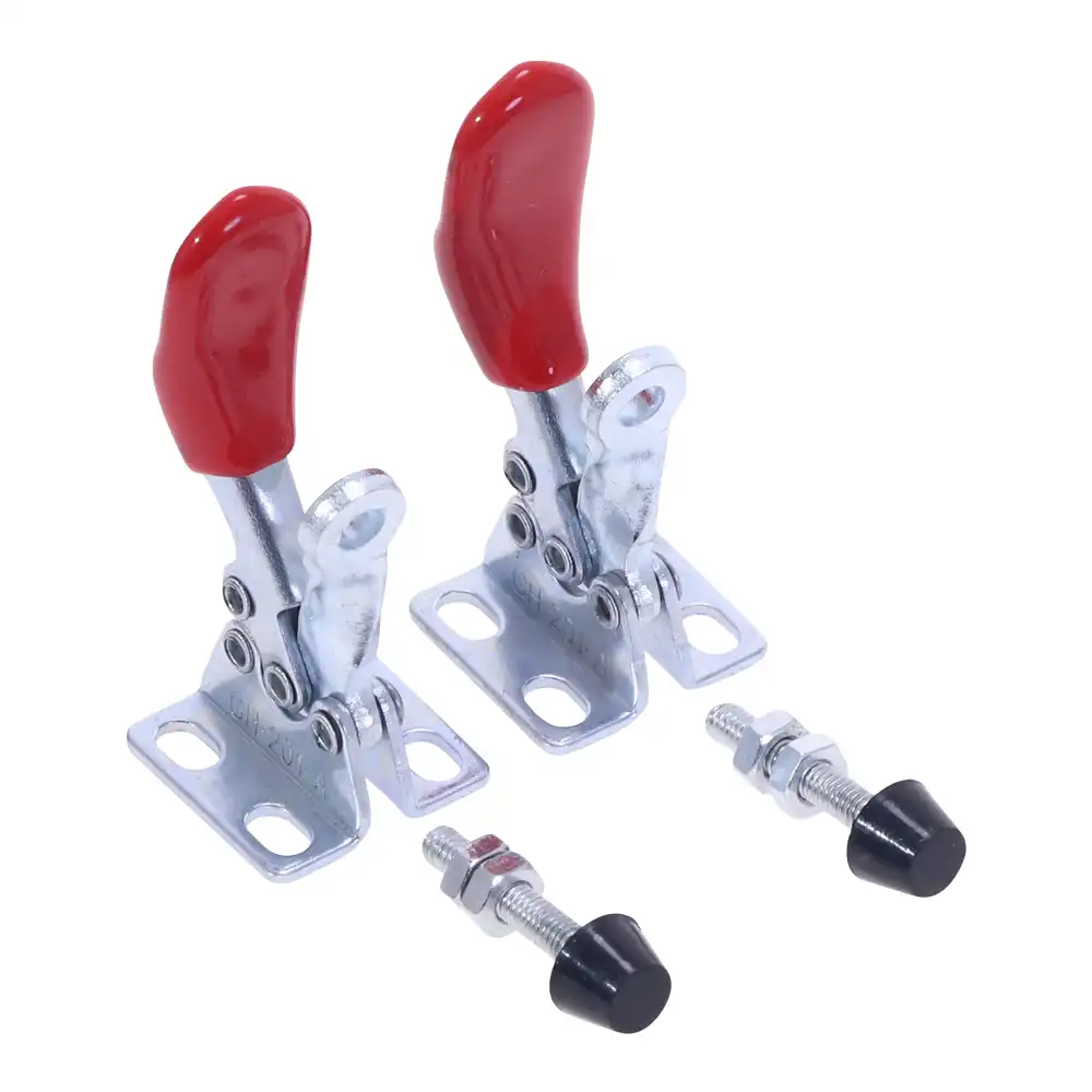 4pcs GH201A Horizontal Vertical  Toggle Clamp Quick-Release 27KG  Hand Clip Tool