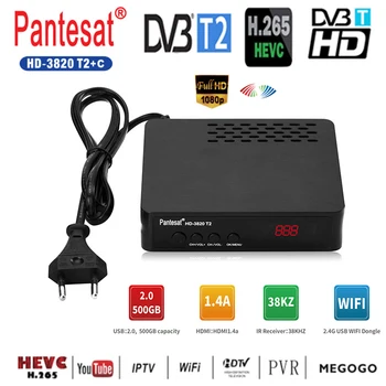 

Pantesat HD3820T2 DVB-T2 digital receiver supports H.265/HEVC DVB-T h265 hevc dvb t2 hot sale Europe russia FTA AC3 TV Tuner