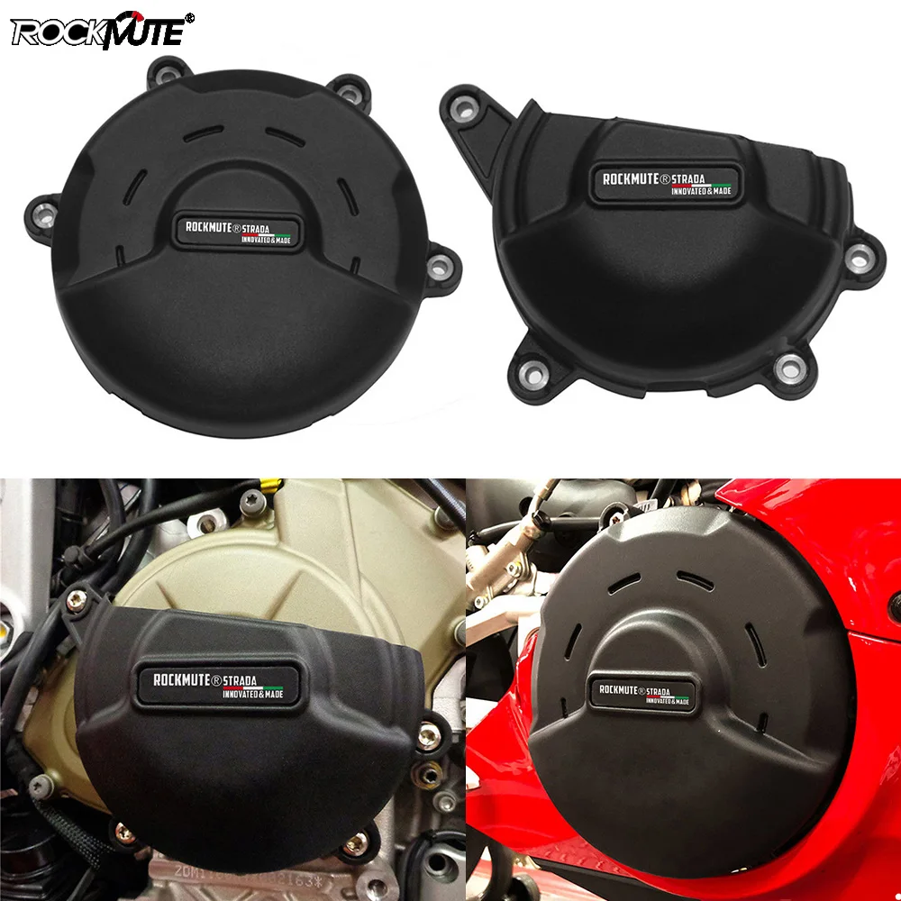 Motorcycle Engine Stator Full Box Cover Slider Protector Pad For DUCATI V4 / V4S PANIGALE 2018 2019 2020