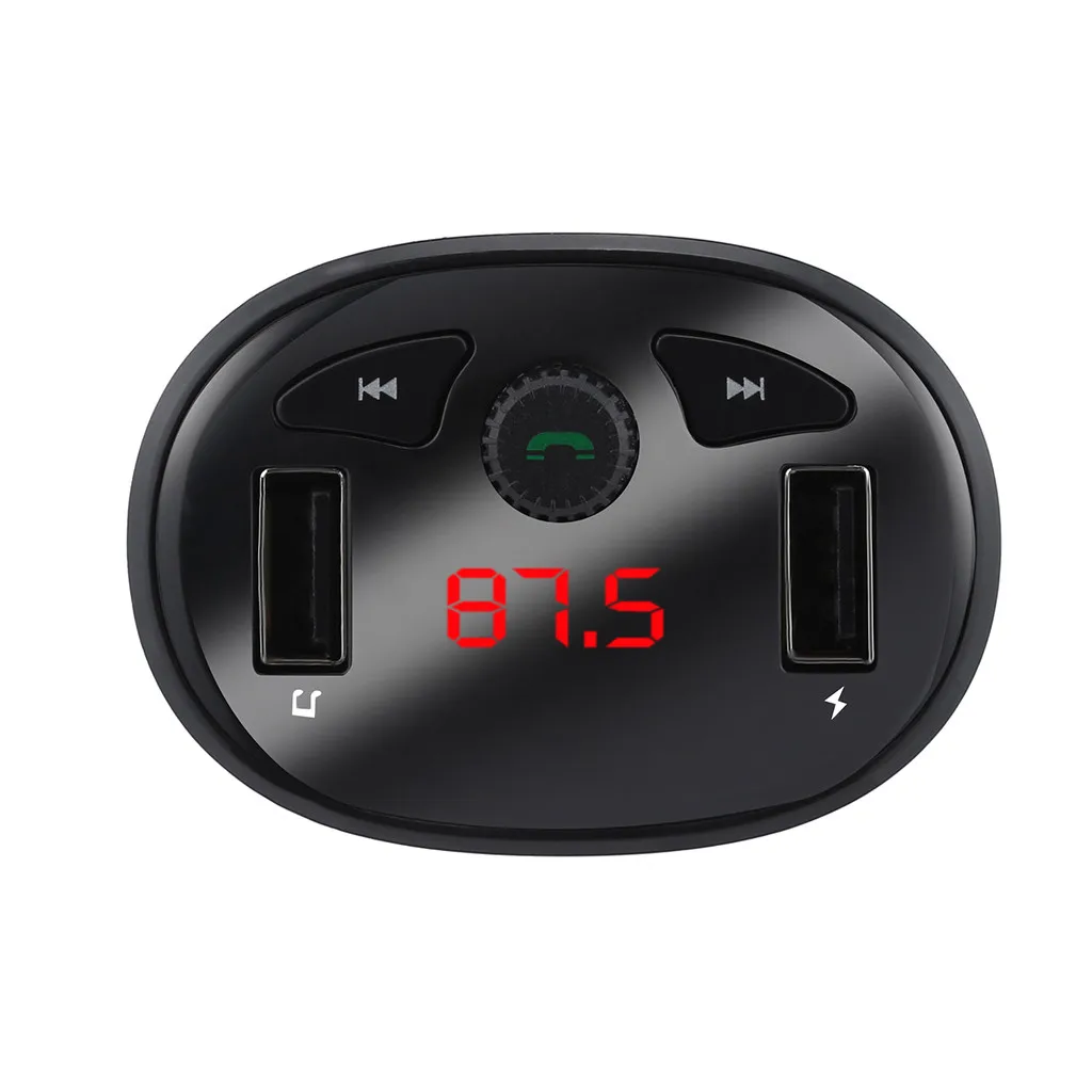 Bluetooth автомобильное USB зарядное устройство прикуриватель мощность 12-24 В fm-передатчик USB2.0 беспроводной радио адаптер MP3-плеер 5 В/2.1A