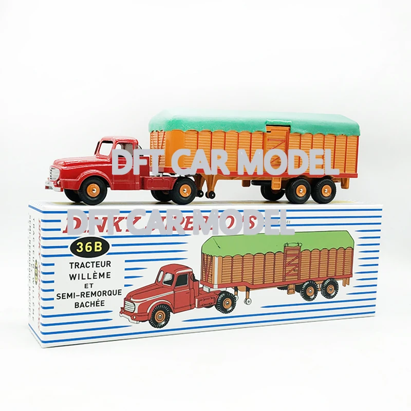 1:43 игрушка из сплава TRACTEUR WILLEME грузовик модель детской игрушки авторизованный игрушки для детей