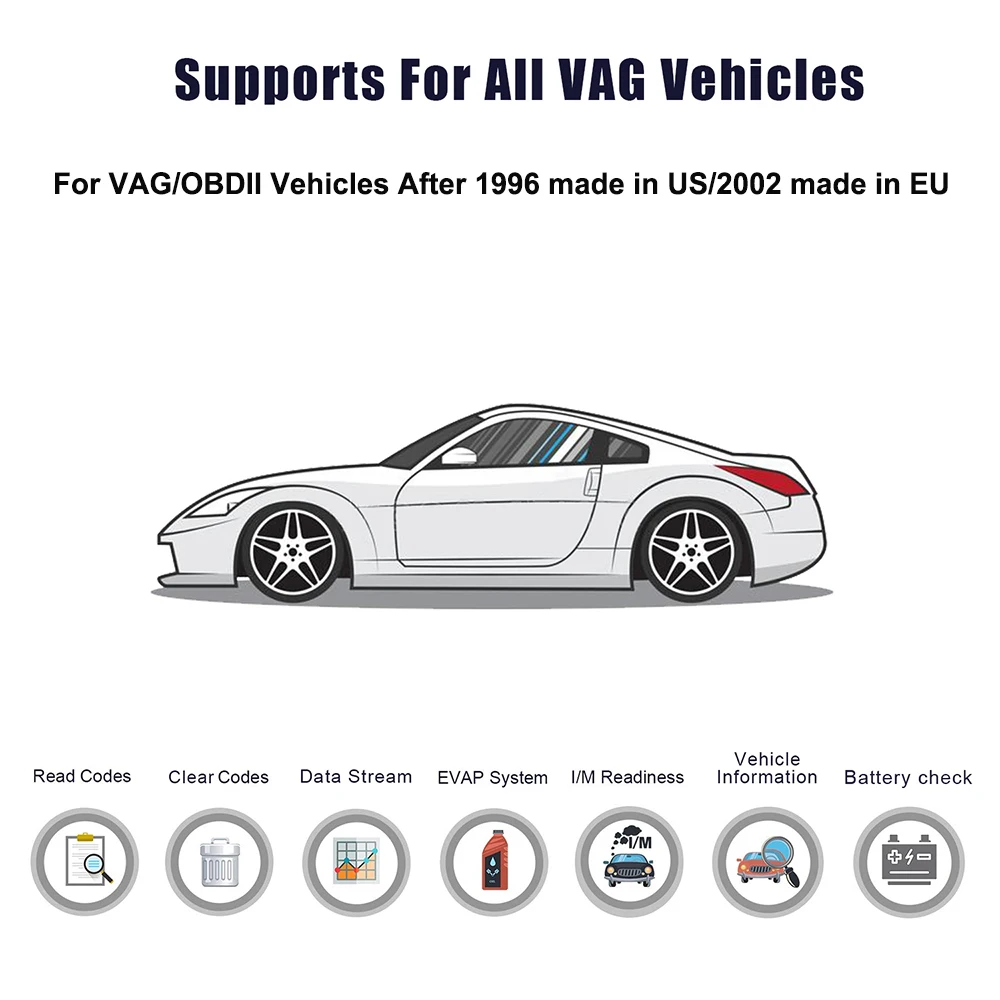 ANCEL VD700 OBD2 автомобильный сканер для VW Audi Skoda Seat VAG автомобильный диагностический ABS SRS масляный EPB DPF TPMS Сброс OBD2 сканер