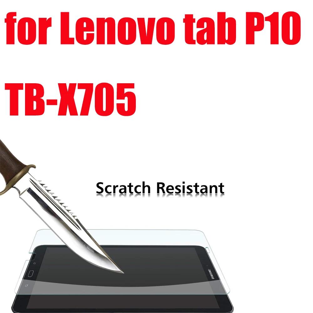Защитная пленка из закаленного стекла для lenovo tab E7 E8 E10 M7 M8 M10 P10 7 ''8'' 10,1'' - Цвет: P10 X705 glass 1PC