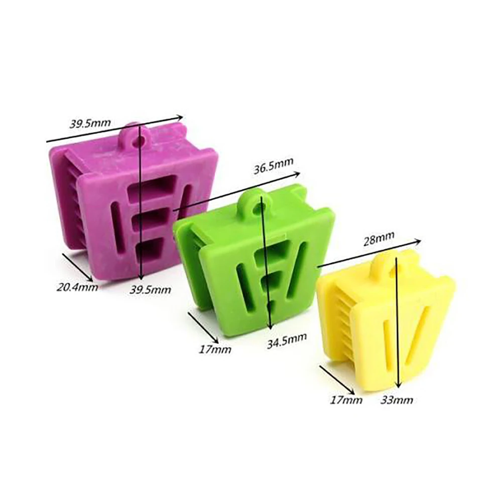 3Pcs Dental Silicone Mouth Prop Bite Block Rubber Opener Retractor Latex Teeth Whitening Care Tool