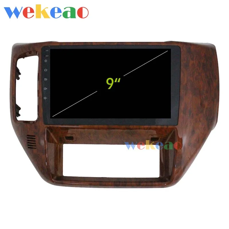 Wekeao сенсорный экран 9 ''Android 9,0 автомобильный Dvd мультимедийный плеер для Nissan Patrol Safari автомобильный Радио gps навигация 2010+ wifi 4G