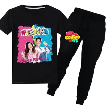 

2020 Summer Girl Boy Short Sleeve T Shirts Pant Stui Cartoon Me Contro Te T Shirt Long Pants 2pcs Sets Boys Tees Suits Clothes