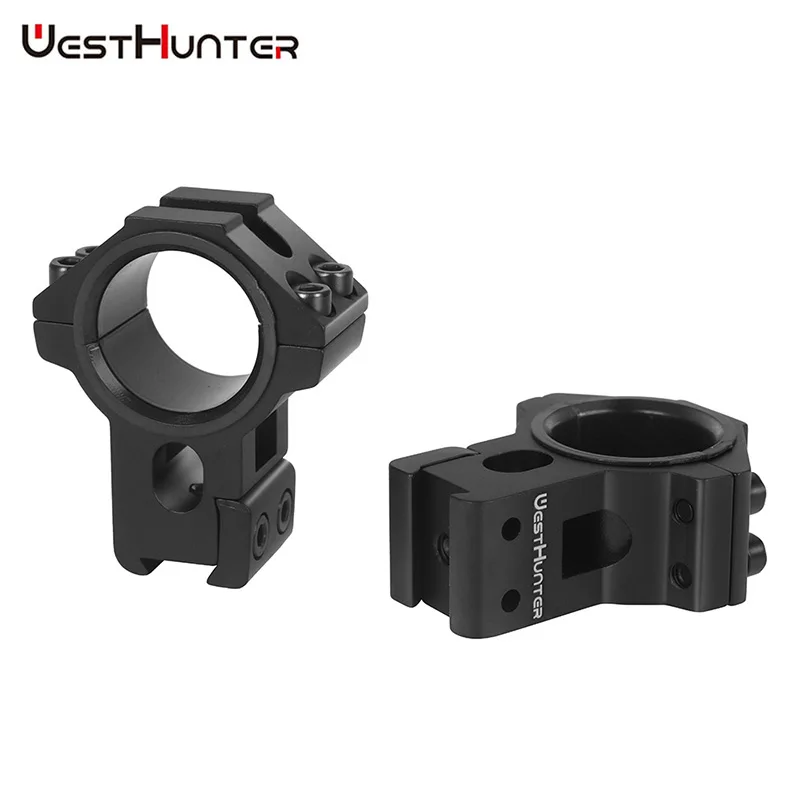 11mm Dovetail / 20mm Picatinny Rail Mount 1inch/30mm Riflescope Ring Hunting Accessories Sight Mount for Shooting WESTHUNTER rifle scope mount rifle scope mount ring scope mount adapter picatinny rail accessories