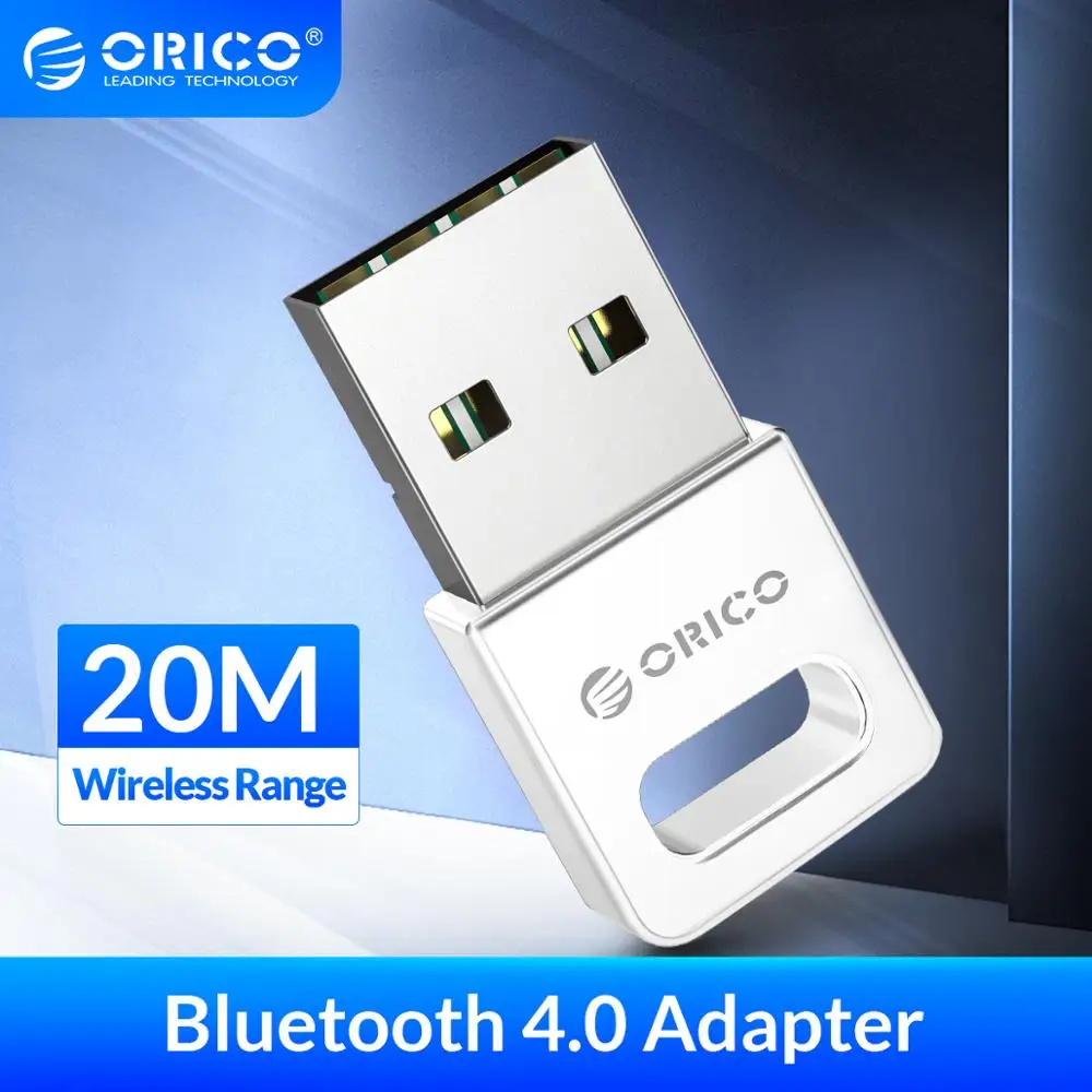 ORICO-adaptador inalámbrico USB Bluetooth 4,0, Dongle Bluetooth, transmisor de Audio y música, receptor de sonido para PC y ordenador
