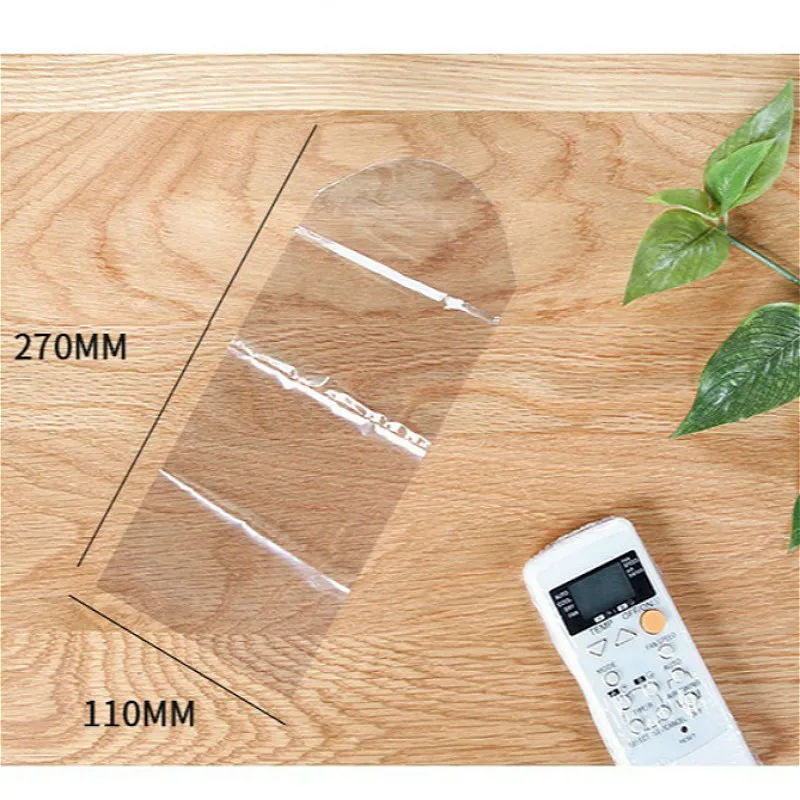 Heat Shrink Film Clear Video TV Air Conditioner Remote Controller Protector Cover Home Dust Waterproof 5PCS/Bag