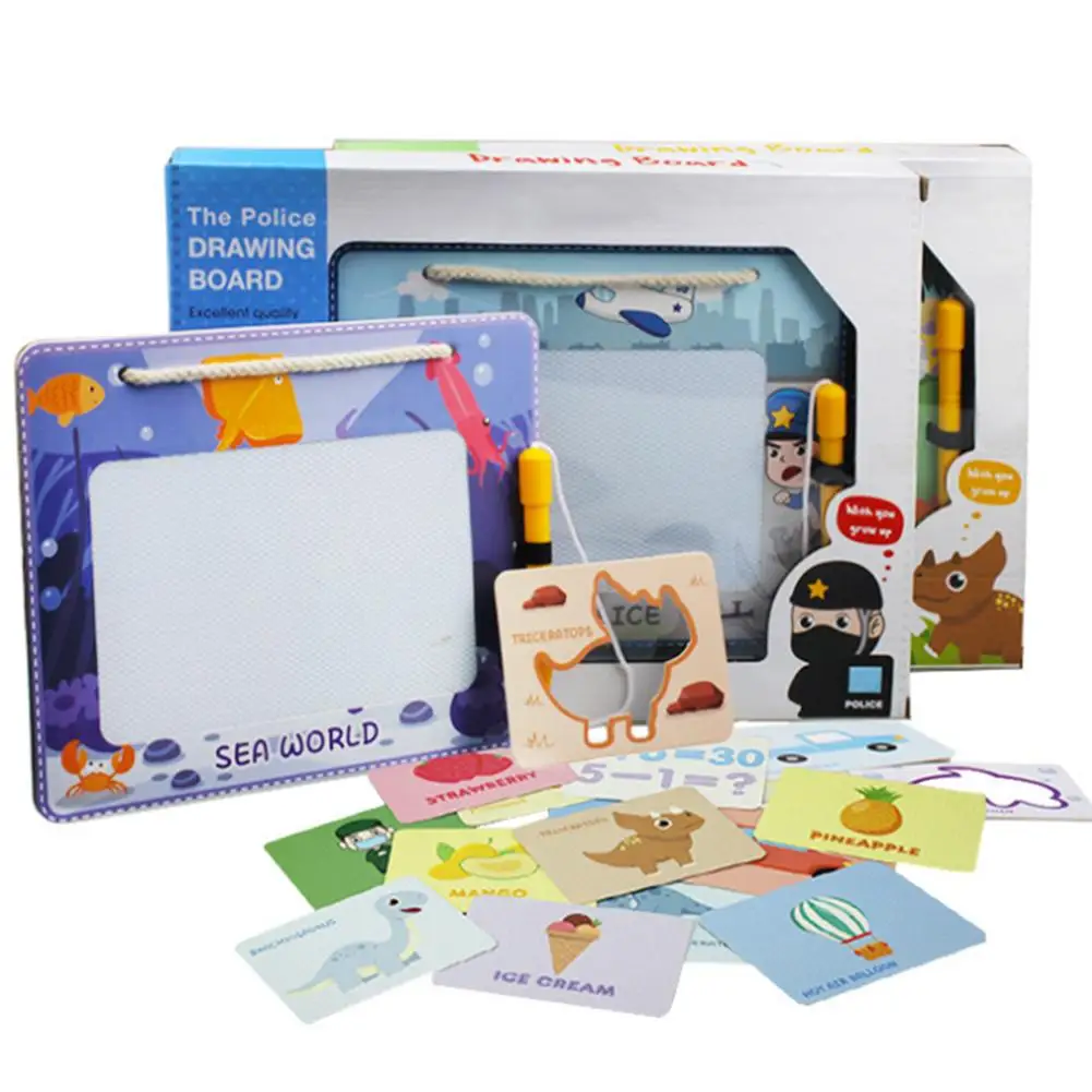 Развивающие игрушки магнитная доска для рисования пазл игрушка раннего развития