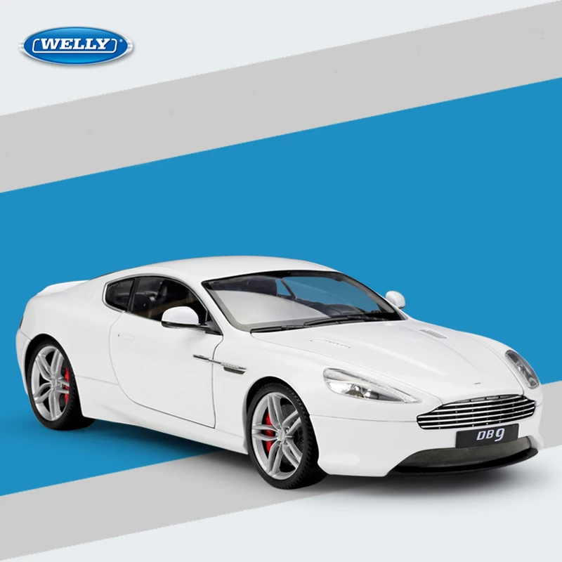 1:18 Масштаб Aston Martin DB9 Coupe модель автомобиля из сплава металлические игрушки транспортные средства Детские игрушки Подарки оригинальная коробка