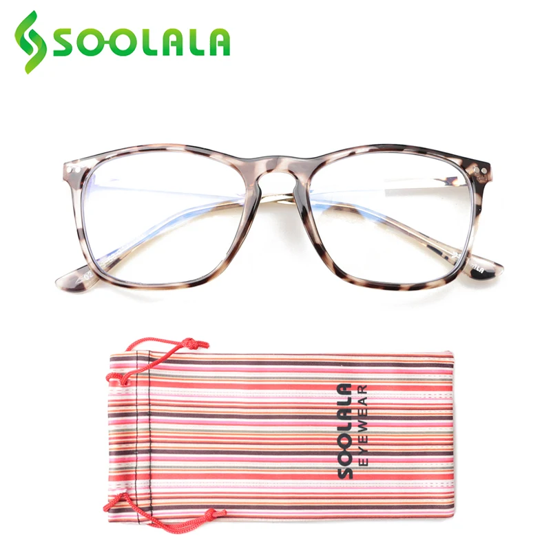 Horn Rimmed Reading Glasses for Women Blue Light Blocking