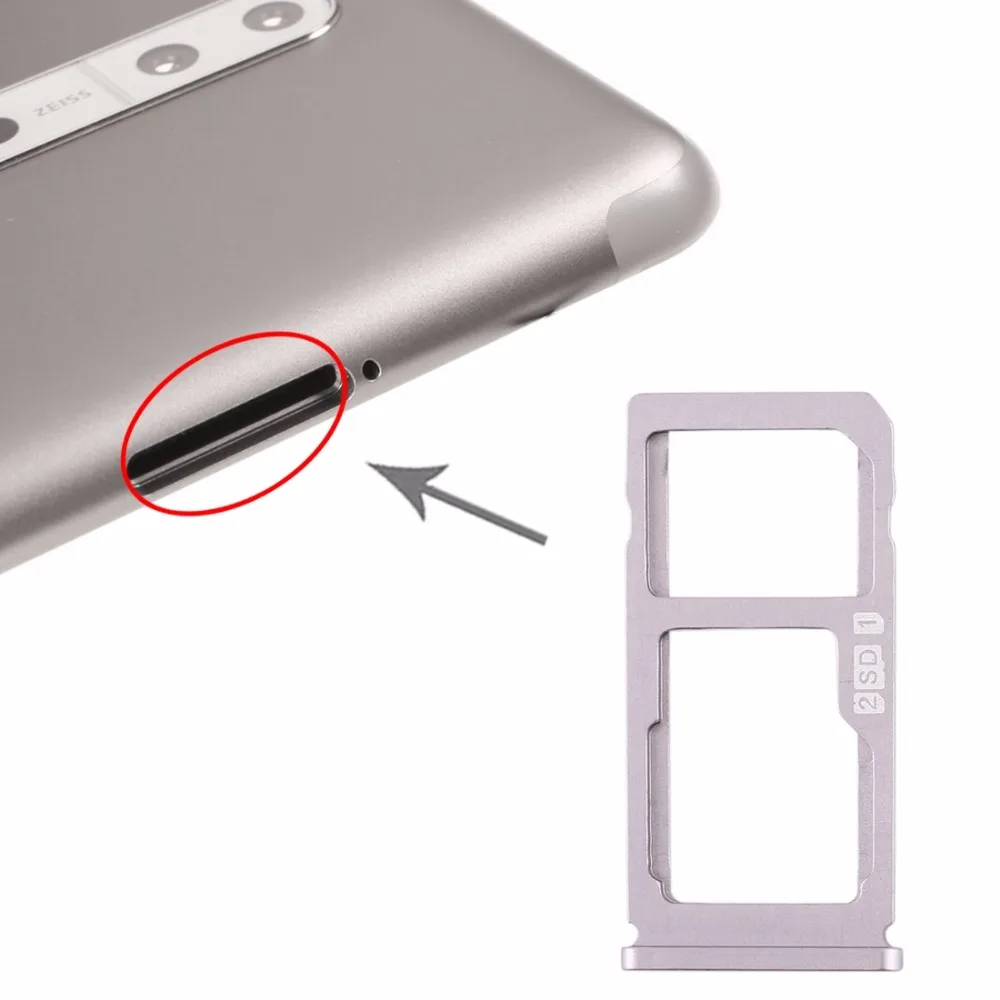 Лоток для sim-карт+ лоток для sim-карт/лоток для карт памяти Micro SD для Nokia 8/N8 TA-1012 TA-1004 TA-1052