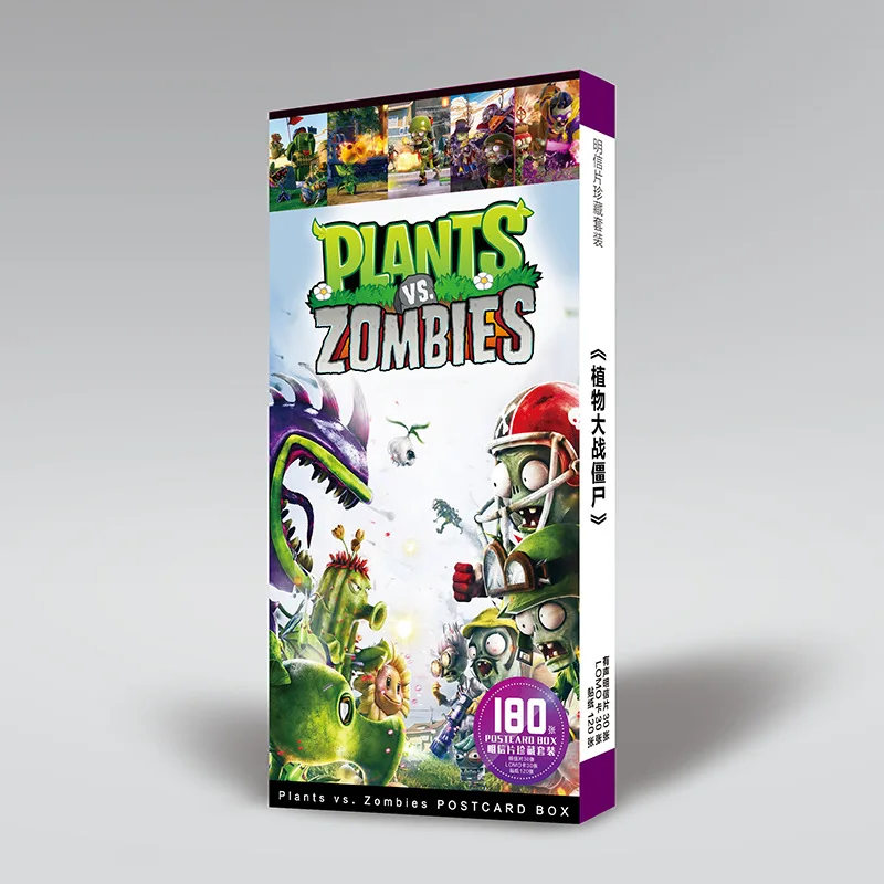

[Watch Anime Boutique] Plant War Zombie Anime Collection Postcard Set Adhesive Paper Bookmark Collectible Card