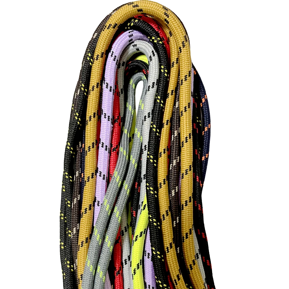 160 -180 cm Fashion Nice Color Round Shoe Strings Laces Shoelace for Martin Hiking Working Boots weiou new arrivals fashion 4 5mm shoe accessories laces pure color polyester ropes classic weave hiking boot durable strings