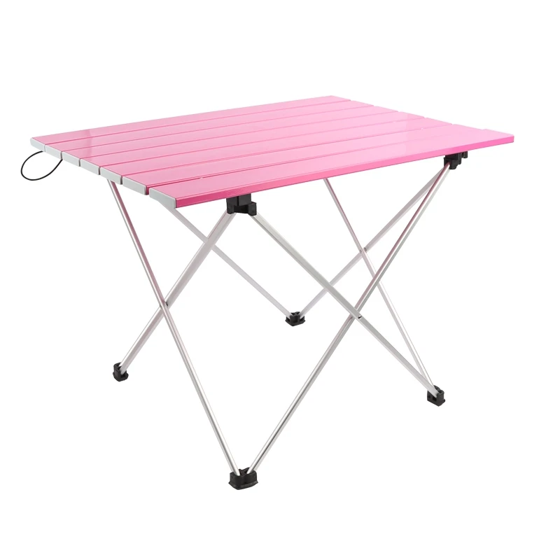 Aluminum Alloy Outdoor Travel Portable Folding Leisure Table Camping Table Fishing Table Small