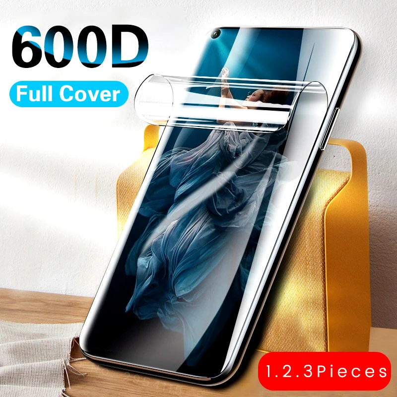 Мягкая Гидрогелевая защитная пленка 600d для huawei honor 20 10 lite light 10i 20s 8s 8c 8x 8a pro 9x premium
