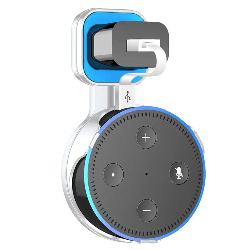 Настенный держатель подставка вешалка для Amazon Echo Dot 2-го поколения внутренний динамик звуковой ящик держатель чехол