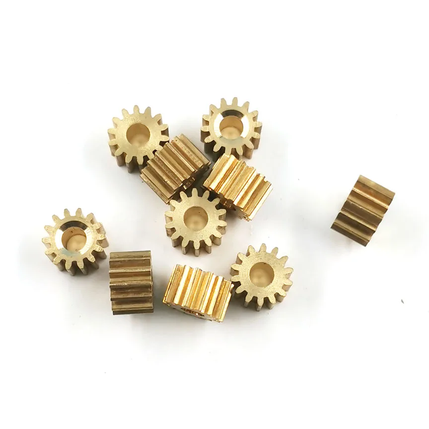14T 3.17A 0.5M GEAR 14 Tooth 7.95MM 3.17mm Hole Main Shaft Metal Pinions Toy Accessories Model Accessories afbeelding