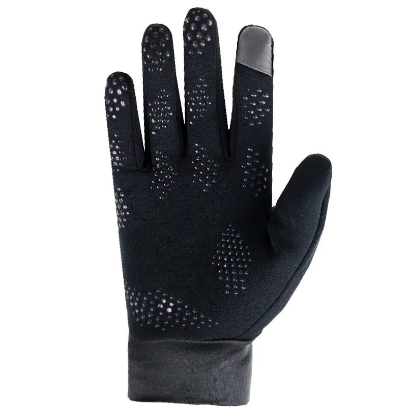 Men Women Touch Screen Fishing Gloves Keep Warm Suede Mitten Outdoor Riding Skiing Full Finger Winter Windproof Cycling Gloves