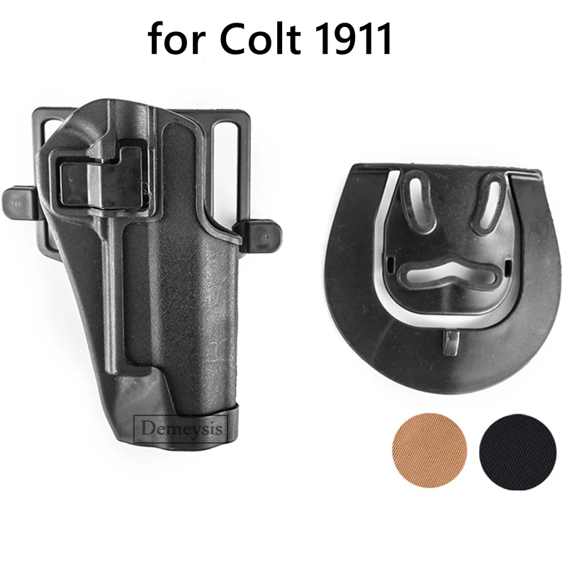 Тактическая кобура для пистолета Colt 1911 военный ремень страйкбола рабочий чехол