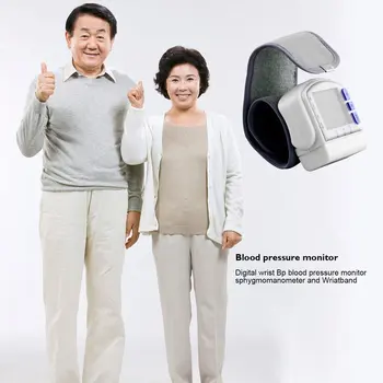 

LCD Digital Wrist bp Blood Pressure Monitors Meters Tonometer Sphygmomanometer Cuff Automatic Health Care Monitors Drop Shipping