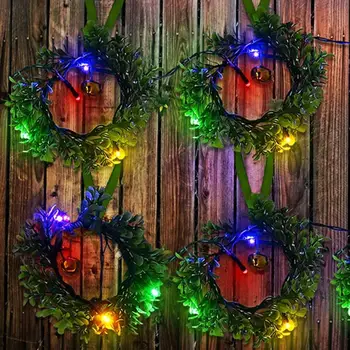 

2pcs 12LED IP65 Outdoor Waterproof Xmas Decor Garland Garden Light Strings