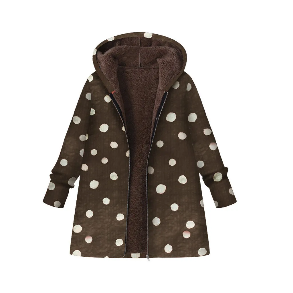 Страусиная одежда на осень и зиму, женские куртки, пальто с теплым принтом и карманами, плотное пальто на молнии с капюшоном, винтажные парки больших размеров 10