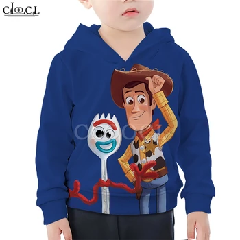 

Cartoon Movie T Shirts Boy Girl 3D Print Anime Hoodies Sheriff Woody Forky Baby Casual Shorts Suit