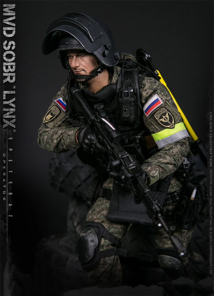 Коллекционная 1/6 шкала полный набор Мужская игровая фигурка военного 78058 русский спецназ MVD SOBR LYNX для фанатов коллекция подарки