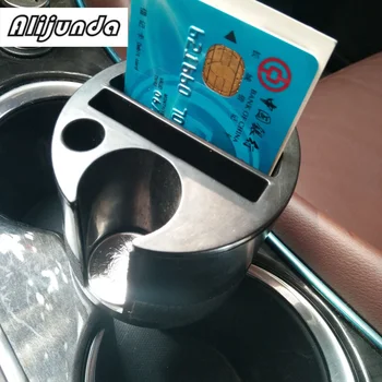 

Car Cards for Coin Cup Seat Storage Box Auto Accessories for Mitsubishi ASX Outlander Lancer Evolution Pajero Eclipse Grandis