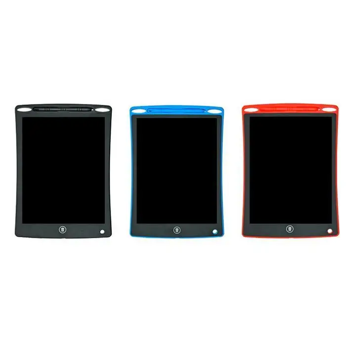Kids LCD Writing Tablet Digital Graphic Red, Blue, Black Electronic Handwriting Drawing Pad Board