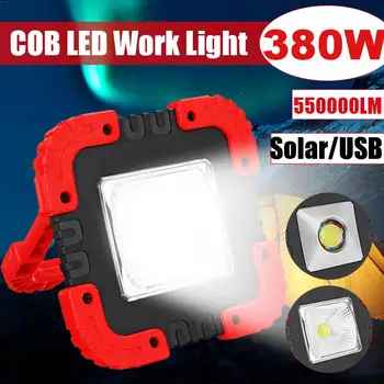 

380W Protable Led Work Light COB Flood light USB Rechargeable Portable Lanterns for Outdoor Camping Lamp Led Flashlight