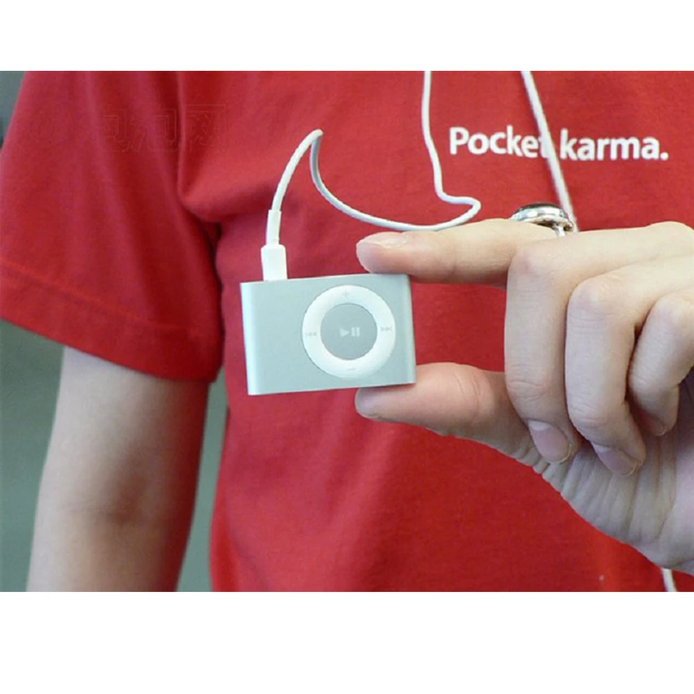 Клип Mp3 плеер зеркало Walkman Спорт Водонепроницаемый мини портативный Lettore