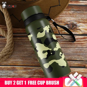 

YIHAO 600ml 800ml High Quality Sports leisure Camouflage Vacuum Flasks Thermoses Cup Portable Mug Sport Thermal Vacuum Cup