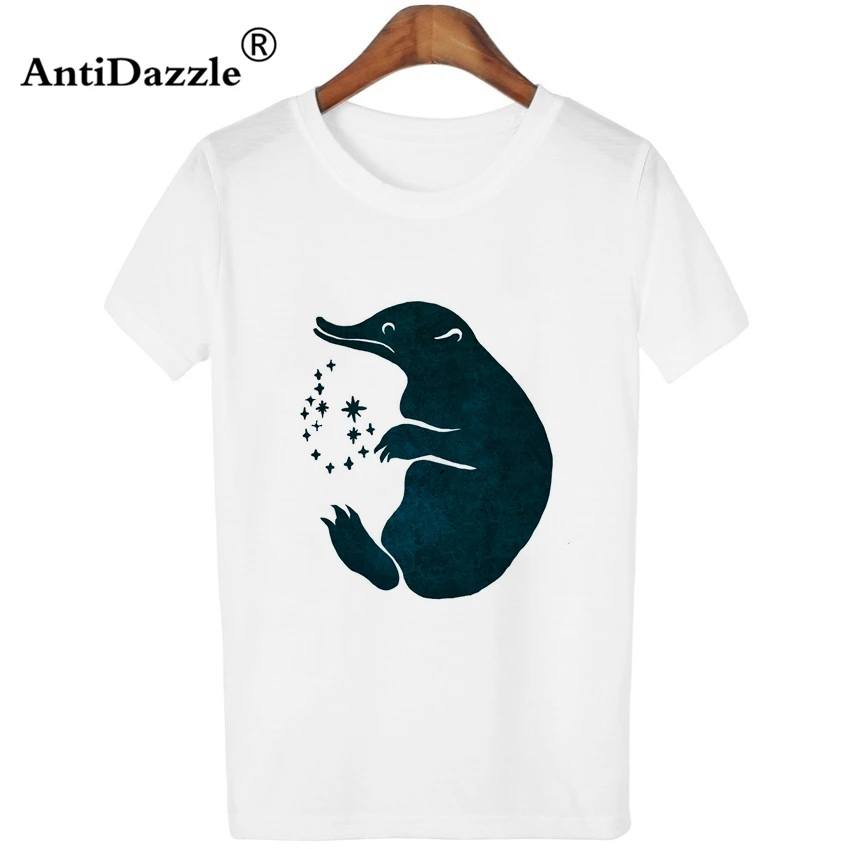Antidazzle новейшие Дэдпул модные Фантастические звери и где их найти ниффлер женская футболка Мультяшные забавные Молодежные футболки