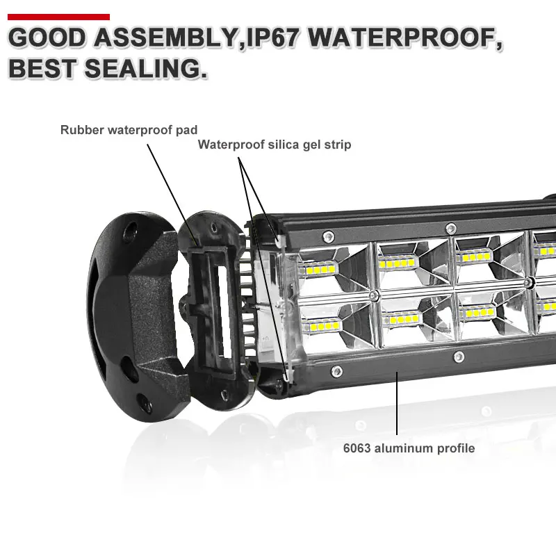 7 дюймовый светодиодный рабочий светильник 32 Вт 36 Вт 120 Вт 150 Вт прожектор комбо балка рабочий светильник светодиодный светильник бар для внедорожника 4x4 4WD трактор противотуманной фары barra светодиодный