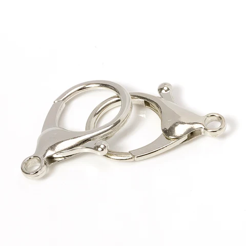 35mm Big Metal Lobster Clasp Connector For DIY Jewelry Making Keychains Keyring Hooks Accessories Supplies[