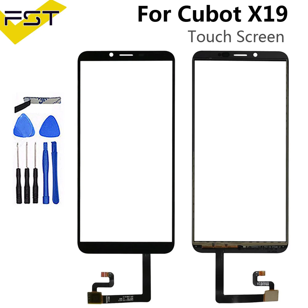 Сенсорный экран для Cubot X19 черный 5 93 дюйма запасные части мобильный телефон +