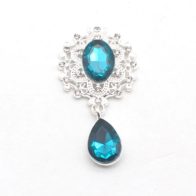 Elegant Crystal Brooch Set - Fashionable Wedding & Holiday Decorations