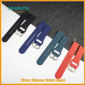 

20mm Watch Band Steel Silicone Watch Strap Watchbands Watch Accessories For SG2 S2 S20 DT99 DTX DT35 SG3 S30 Smart Watch Men