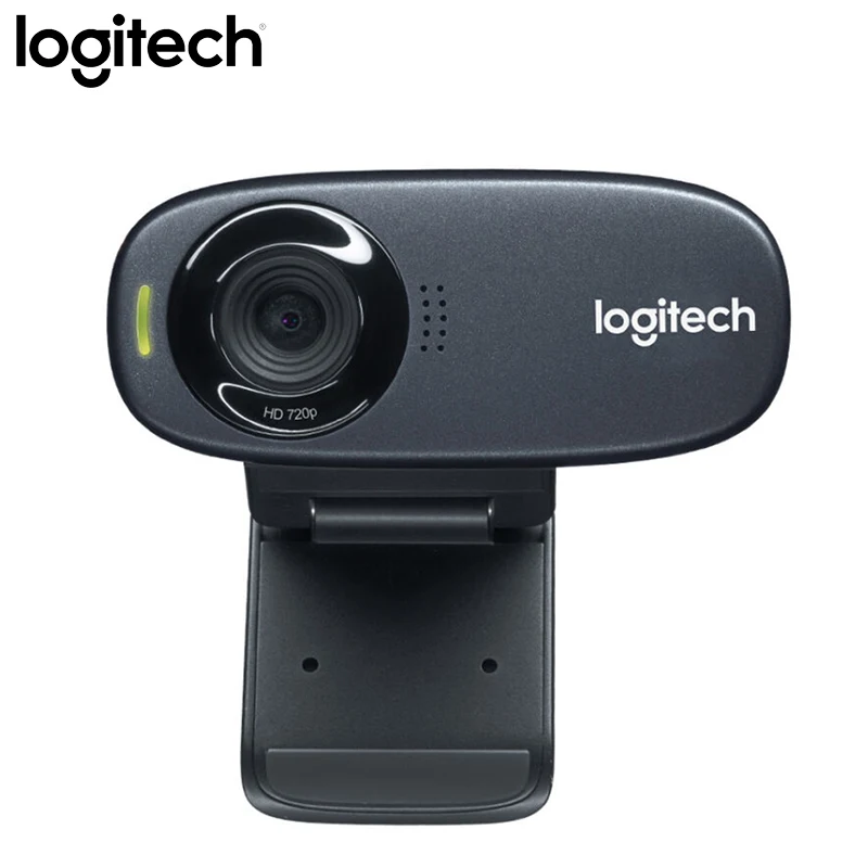 Веб-камера logitech C310 HD 720P с фотографиями 5 МП, встроенный микрофон, автоматическая фокусировка, камера для ноутбука, поддержка официального осмотра для ПК, ноутбука